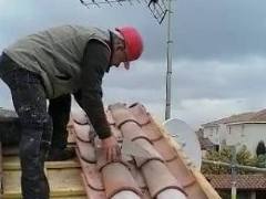 Pose de tuile canal sur liteaux — chantier Hérault — TSCouverture couvreur Lunel